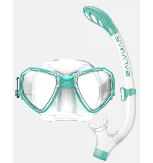 Maschera compo Morpheus mid Petrol Salvimar adulto