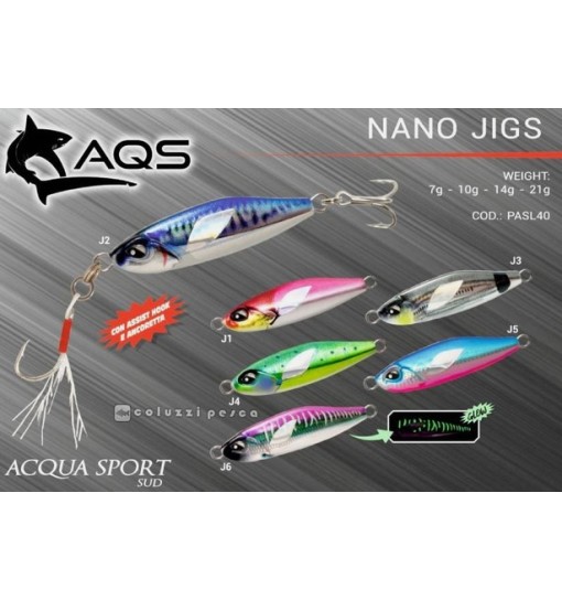 Nano Jig AQS Flatline TG 10gr colore J2