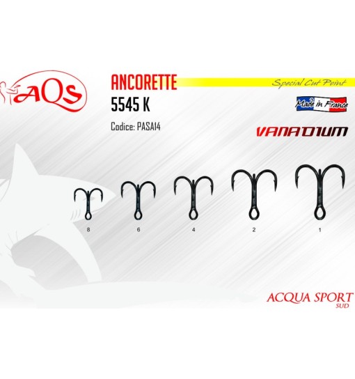 Ancoretta 5545 K Black Vanadium conf 10 pz N 4