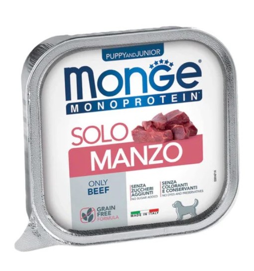Monge Dog Monoproteico Solo Manzo Puppy 150 gr