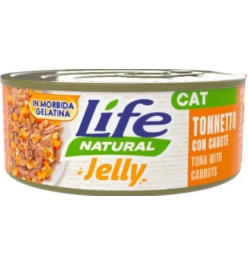 Life Gatto Jelly Tonnetto con carote 70 gr