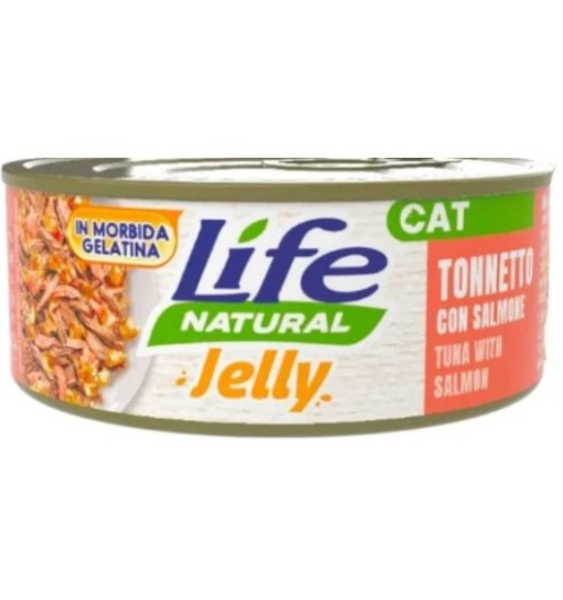 Life Gatto Jelly Tonnetto con Salmone 70 gr
