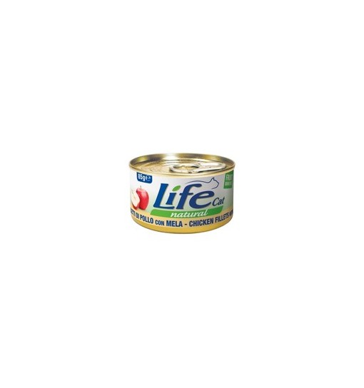 Life Gatto naturale Filetti di pollo con mela 85 gr