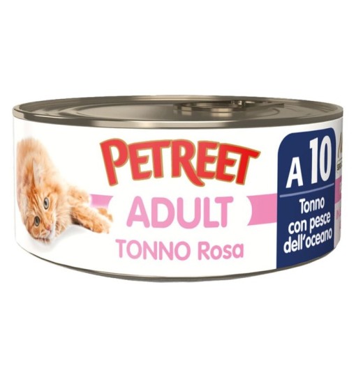Petreet scatoletta Tonno Rosa con Pesce oceanico 70 gr