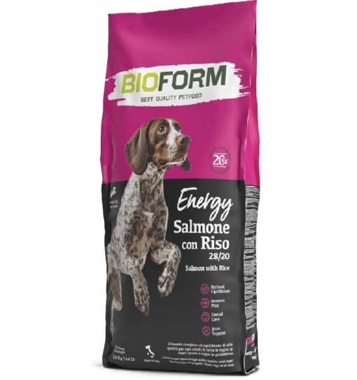 BIO FORM Energy Salmone e Riso 38/20 20 Kg