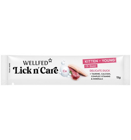 Wellfed Lick n'Care Kitten Anatra