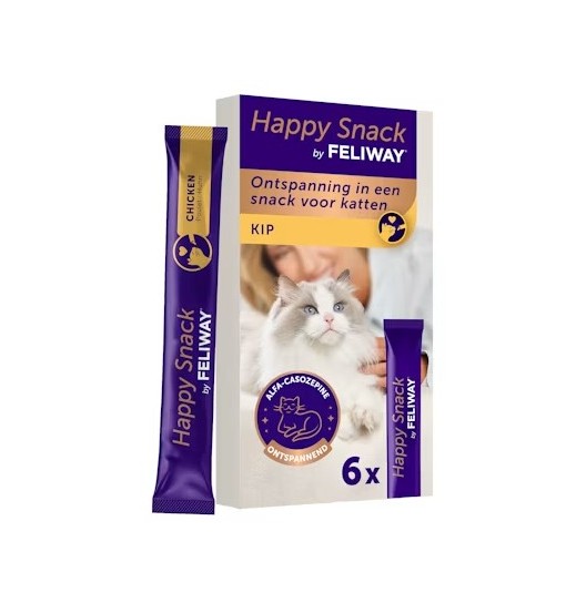 Happy Snack by Feliway pollo 6x 15 gr