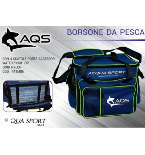 BORSONE DA PESCA CON 4 SCATOLEAcqua sport