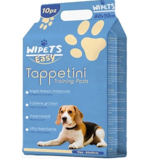 PANNI TRAVERSE PER CANI MISURA 60X90 40 PZ Wipets