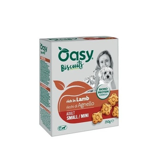 Oasy Biscotti Monoproteici Adult Small/Mini Agnello 250gr