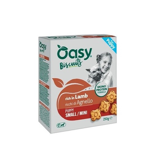 Oasy Biscotti Monoproteici Puppy Small/Mini Agnello 250gr