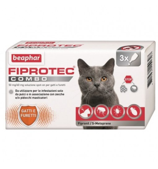 Fiprotec Combo per gatti e furetti Beaphar