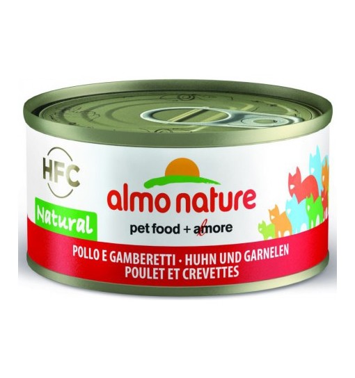 Almo Nature Umido gatto Pollo e Gamberetti 70 gr