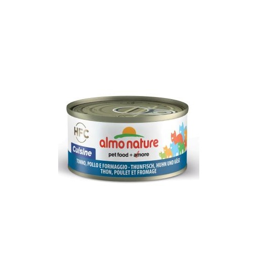 Almo Nature Umido gatto Tonno Pollo e Formaggio 70 gr