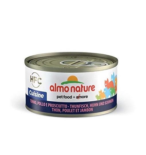 Almo Nature Umido gatto Tonno Pollo e prosciutto 70 gr