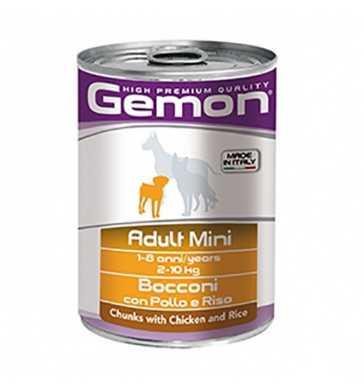 Gemon Adult Mini Bocconi con pollo e riso 415 gr