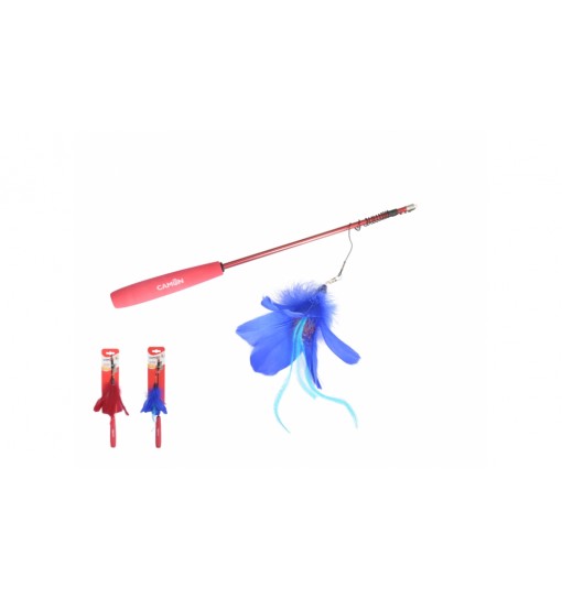 Gioco per gatti Cannetta telescopica con piuma AG029/E Camon
