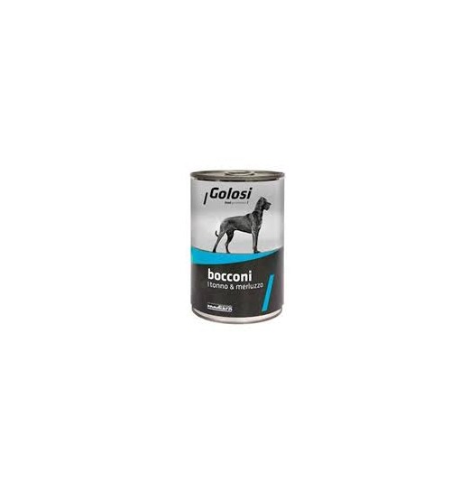 Golosi dog Bocconi con Tonno e Merluzzo 405 gr