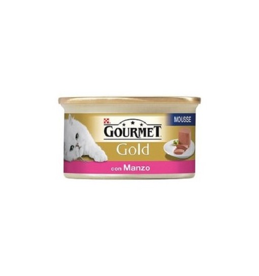 GOURMET GOLD MOUSSE CON MANZO 85 gr