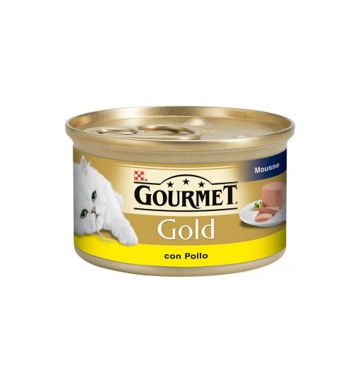 GOURMET GOLD MOUSSE CON POLLO 85 gr