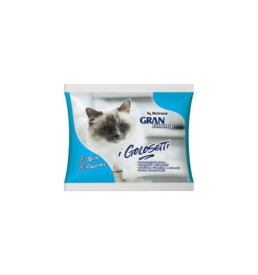 Gran Forma i Golosetti Bocconcini in salsa per gatti Trota e Salmone bustina da 100 gr