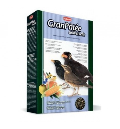 Gran Patèe universale padovan pastone per uccelli insettivori e maine 1 kg