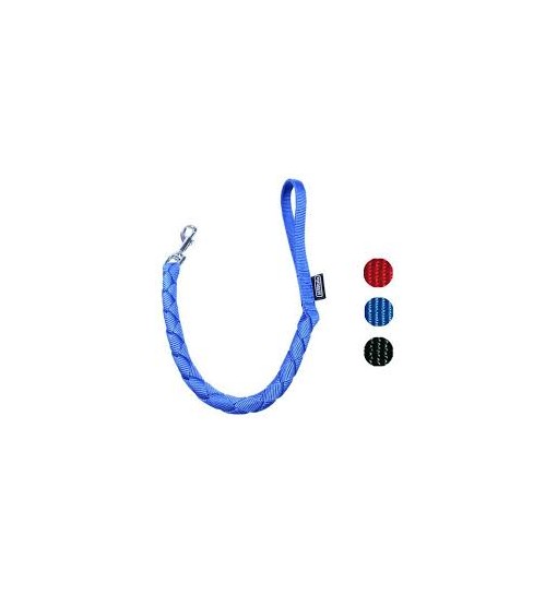 Guinzaglio doppio nylon intrecciato 1,5cmx90cm