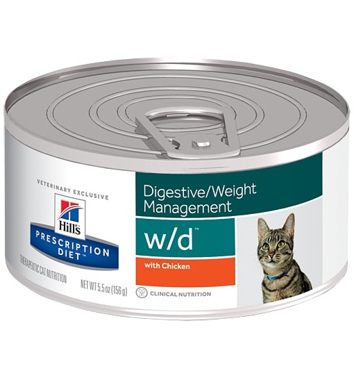 Hill's Prescription Diet W/D (Digestive/weight Management) 156 gr