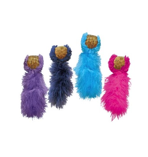 Kong Peluche con palla di sughero cork palla 4,5 cm per gatti