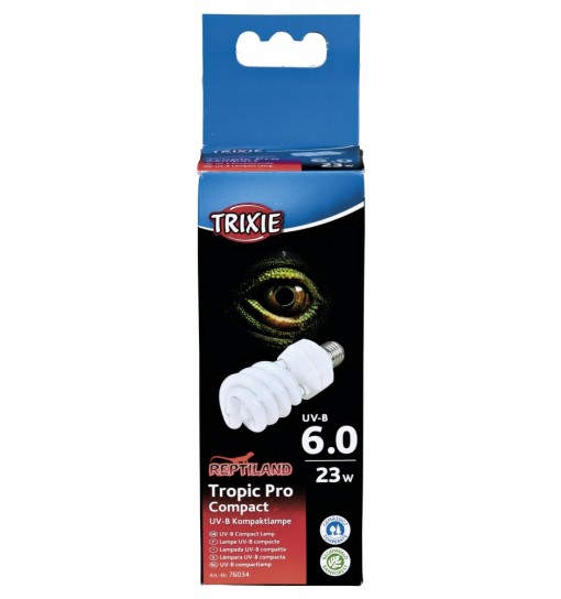 Lampada Tropic Pro compact UV-B 6.0 23 W Trixie