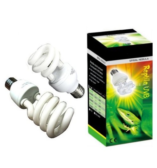 Lanpada UVA UVB 5 % 13 W Basso Consumo Spiral Nebula