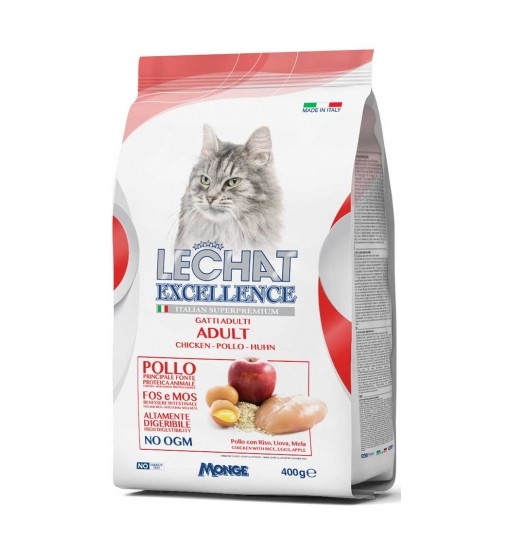 Lechat Excellence gatto adult riso uovo e mela 1,5 kg