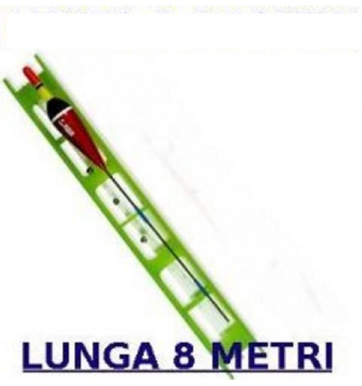 Lenza pronta con gallegiante per canna fissa mt 8