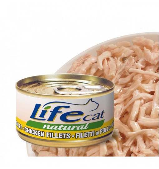 Life cat filetti di pollo scatoletta 70g