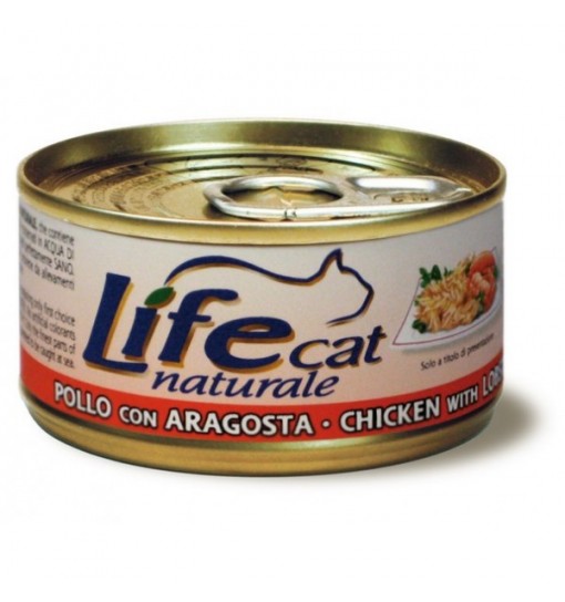 Life cat pollo con aragosta scatoletta 70g