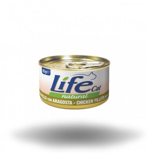 Life Gatto naturale Filetti di pollo con aragosta 85 gr