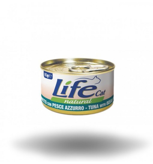 Life Gatto naturale Tonnetto con pesce azzurro 85 gr