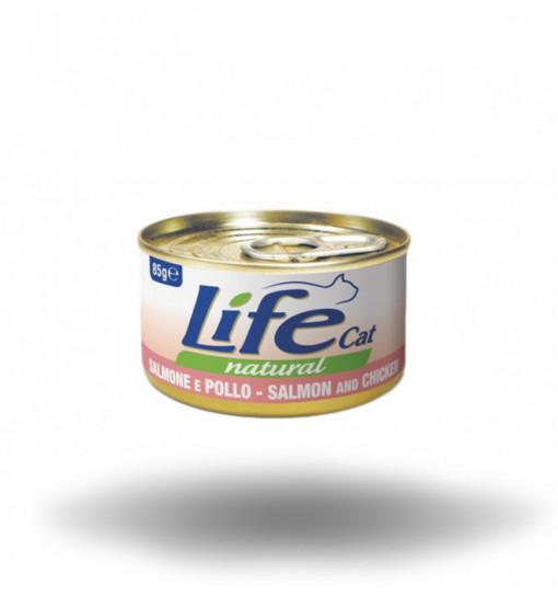 Life Gatto naturale Tonno con salmone 85 gr