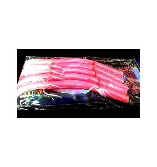 Mackerel Hooks rosa cm 10 amo 2/0 pz 5 lineaeffe